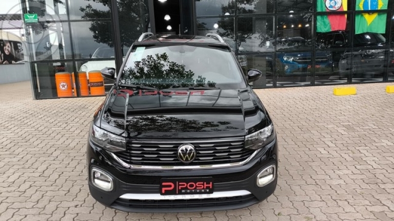 VOLKSWAGEN - T CROSS TCROSS HIGHLINE 1.4 TURBO - 25 - GARANTIA DE FÁBRICA - - 2023/2024 - PRETA - R$ 144.900,00