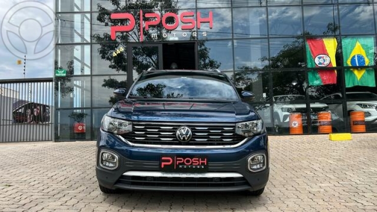 VOLKSWAGEN - T CROSS TCROSS HIGHLINE 1.4 TURBO - 25 - GARANTIA DE FÁBRICA - - 2023/2024 - AZUL - R$ 144.900,00